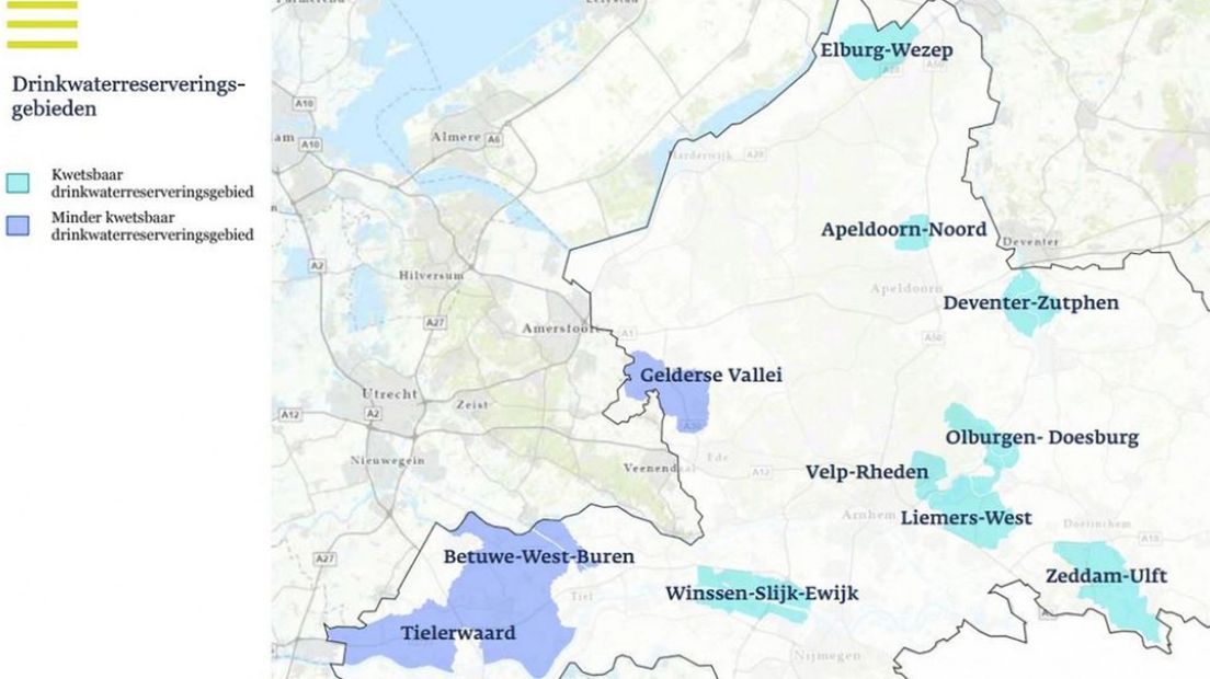 De gebieden waar onderzoek wordt gedaan