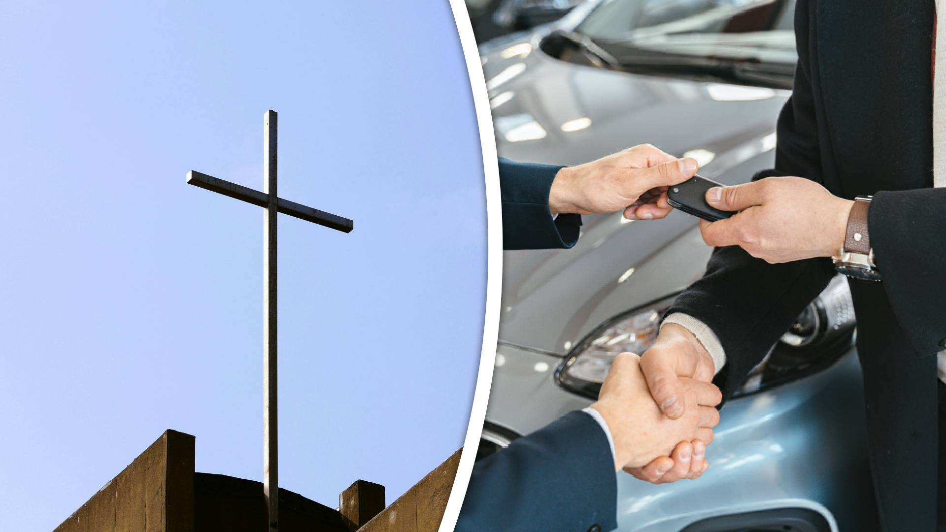 Gerrit heeft een dure auto, maar het is de vraag of hij het voertuig op een christelijke manier heeft gekocht