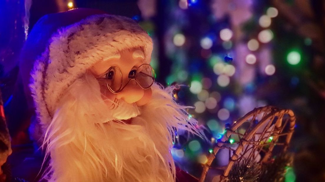 De kerstman kan natuurlijk niet ontbreken (Rechten: RTV Drenthe)