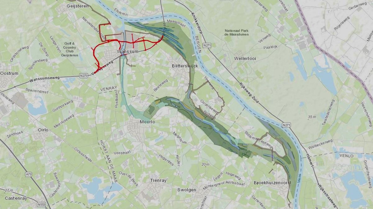 Maaspark Ooijen-Wanssum: natuurparadijs en waterbuffer