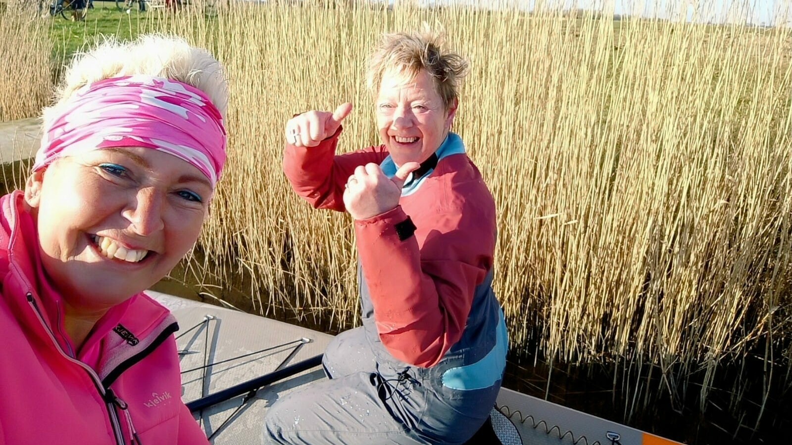 Loesanne Velstra en journalist Simone Scheffer