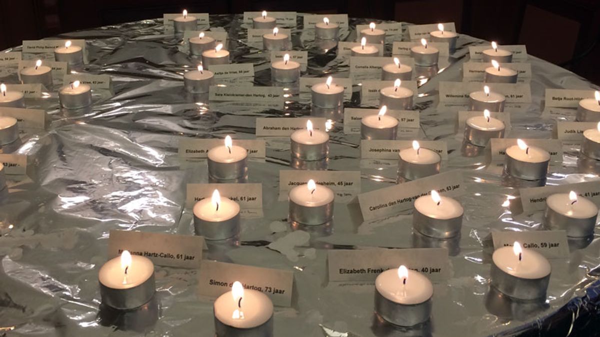 Omgekomen Joden herdacht in synagoge Sliedrecht - Rijnmond
