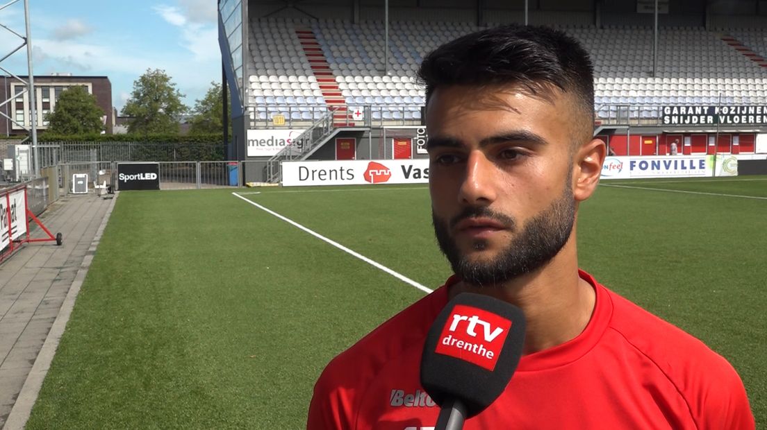 Easah Suliman speelt komend seizoen bij FC Emmen (Rechten: RTV Drenthe)