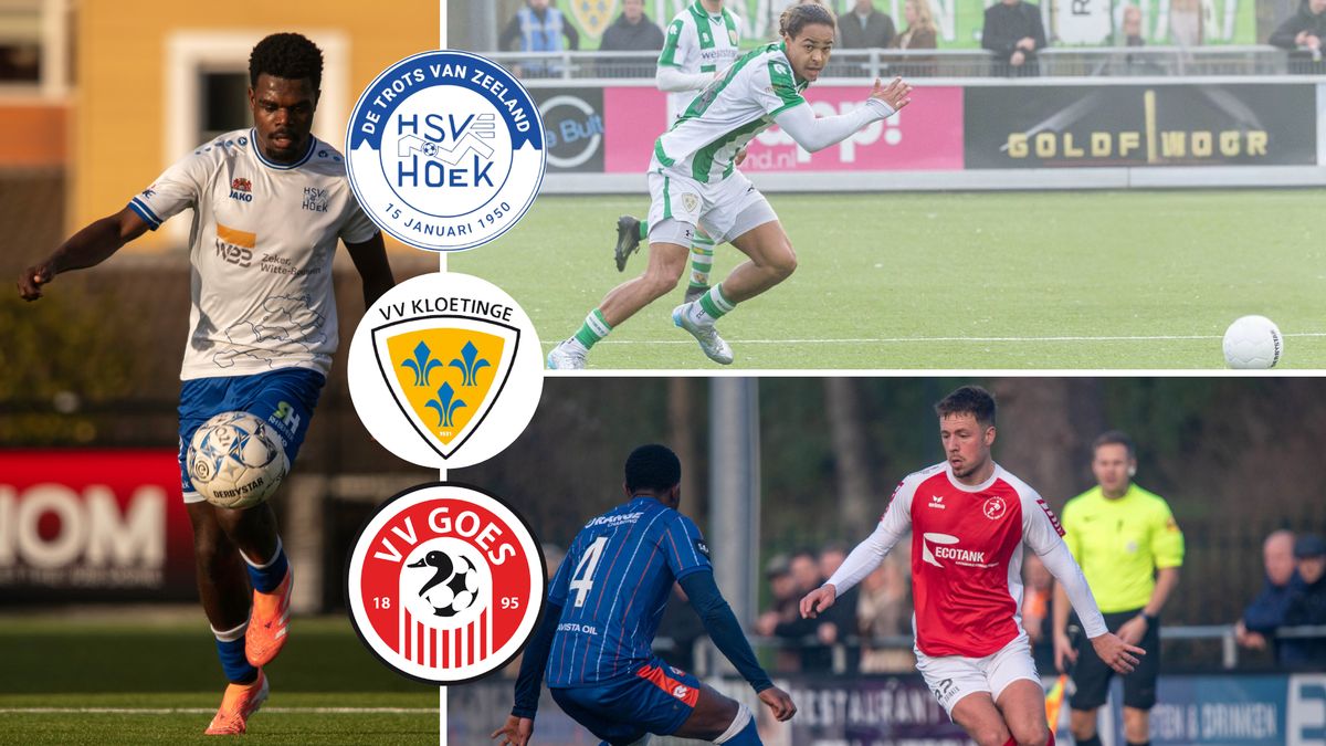 LIVE: Hoek op achterstand tegen Quick Boys, ook GOES achter en Kloetinge halverwege gelijk