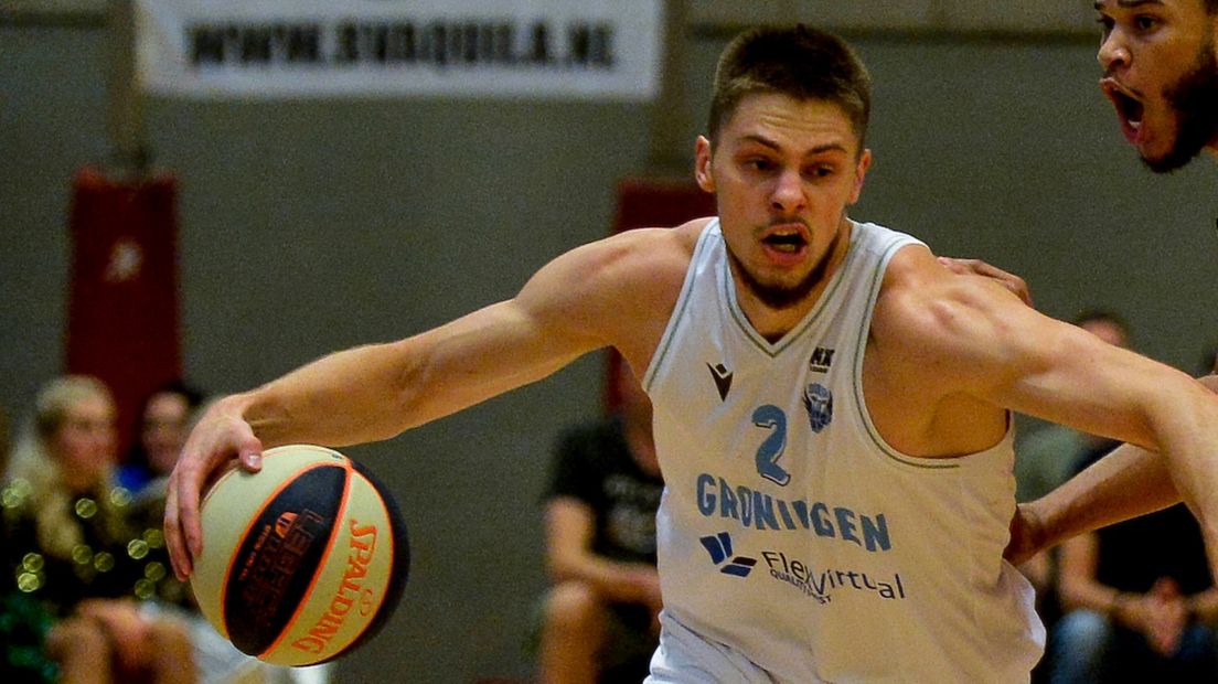 Justinas Ramanauskas in actie namens Donar (archief)