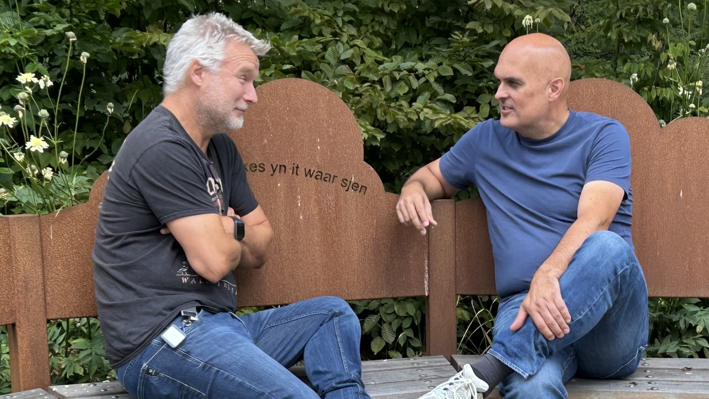 Roald Koger en Andries Bakker