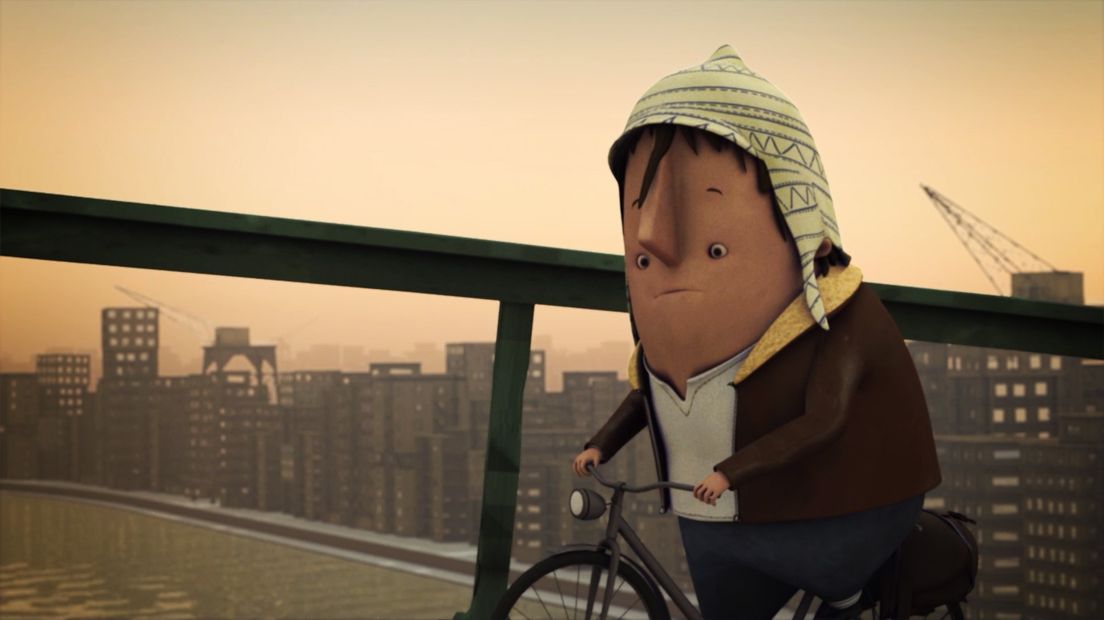 Een shot uit de genomineerde animatiefilm, die gemaakt is door de Harense heren van Big Pixel