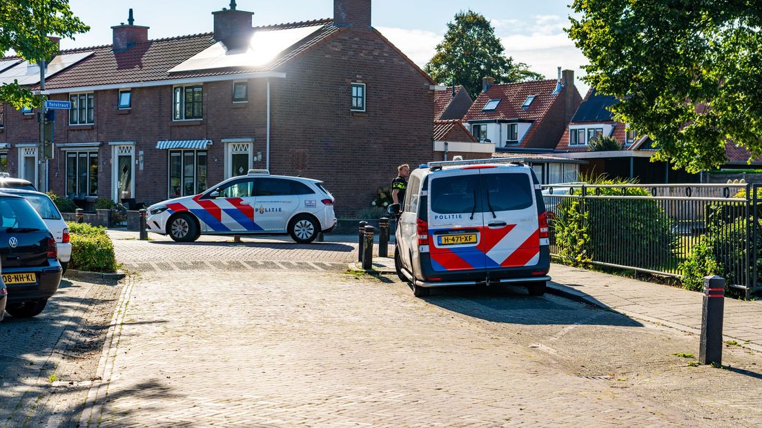 Politie ter plaatse in Harderwijk.