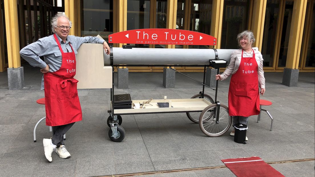 In vier weken tijd bedachten Gérard Schiphorst en Marije van der Sande The Tube