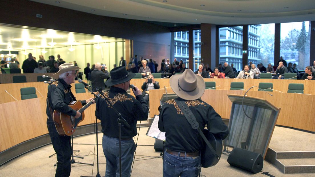 Piratenband Quintus trad in december op in de statenzaal (Rechten: RTV Drenthe/Robbert Oosting)