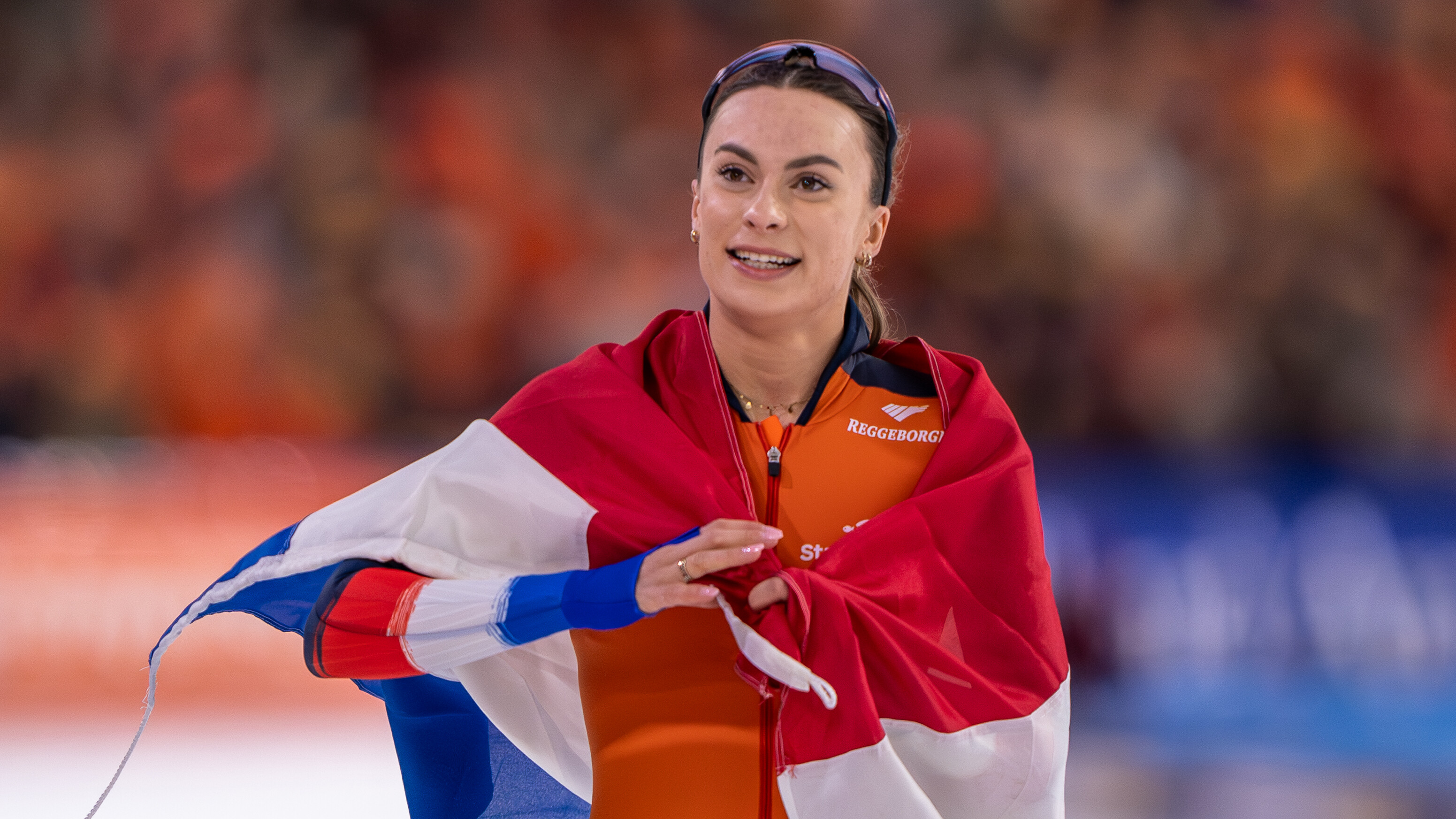 Femke Kok slút topseizoen ôf mei in wrâldtitel, broadsje kroket en gebakjes: "Dizze hie ik echt op myn listje"