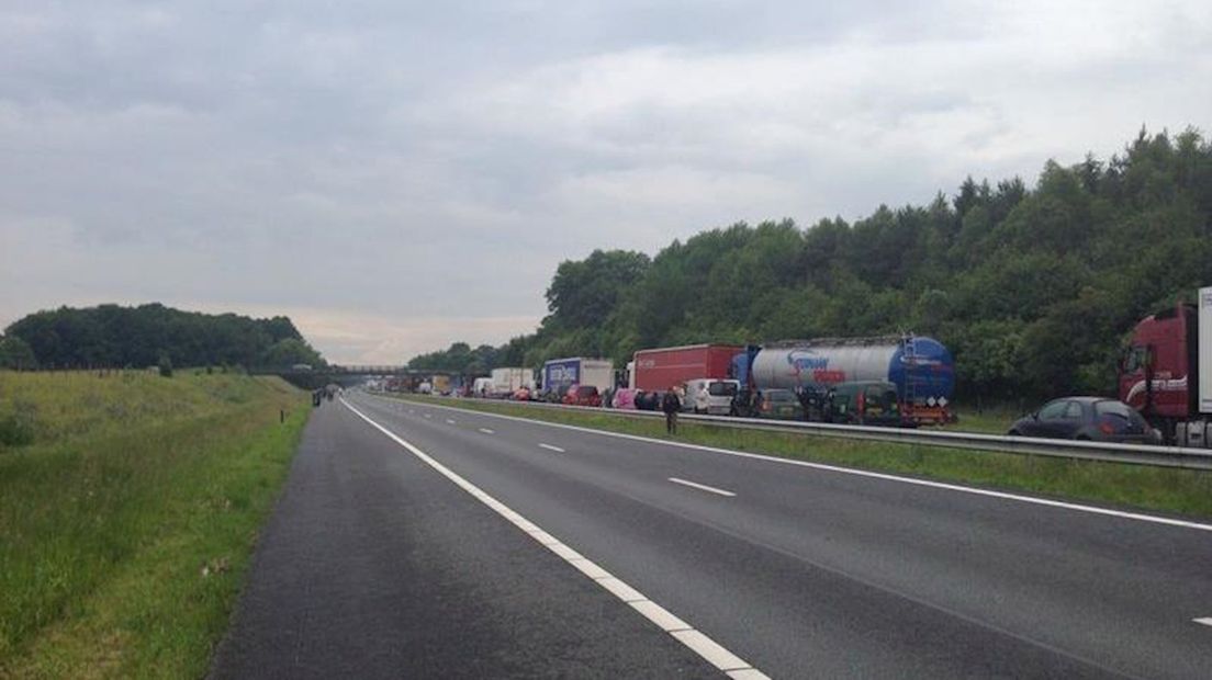 Lange file op A1