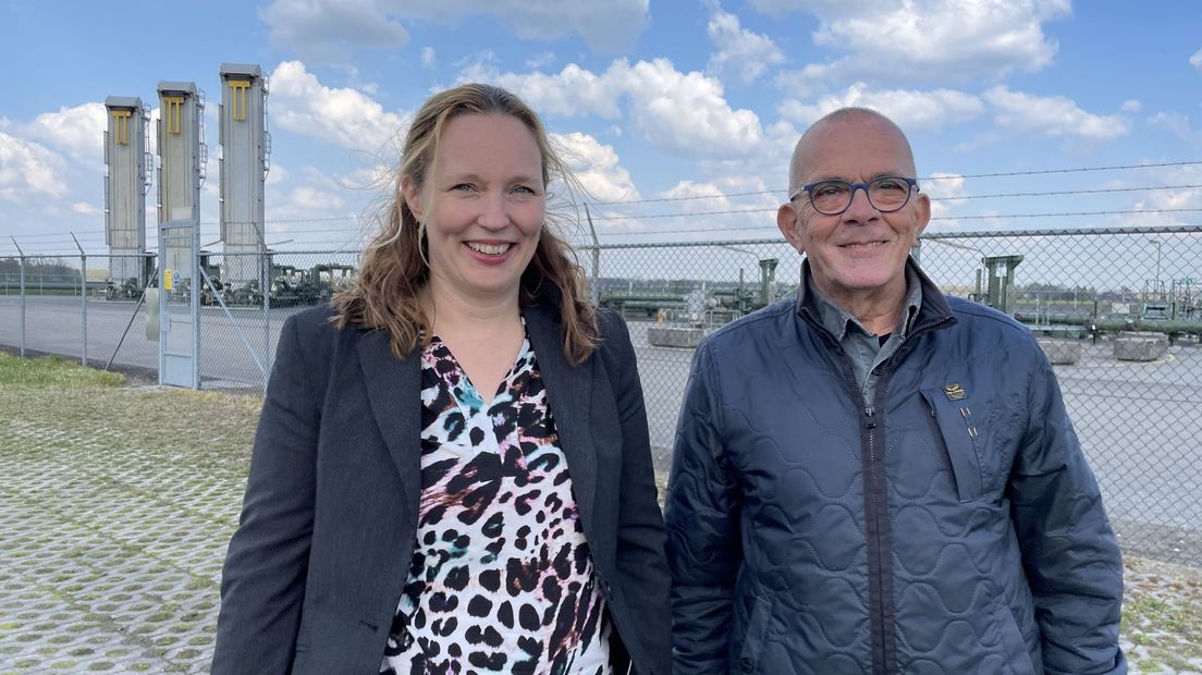 Jenneke Ensink Stop Afvalwater Schoonebeek en Jos van Hees Dorpsbelangen Schoonebeek