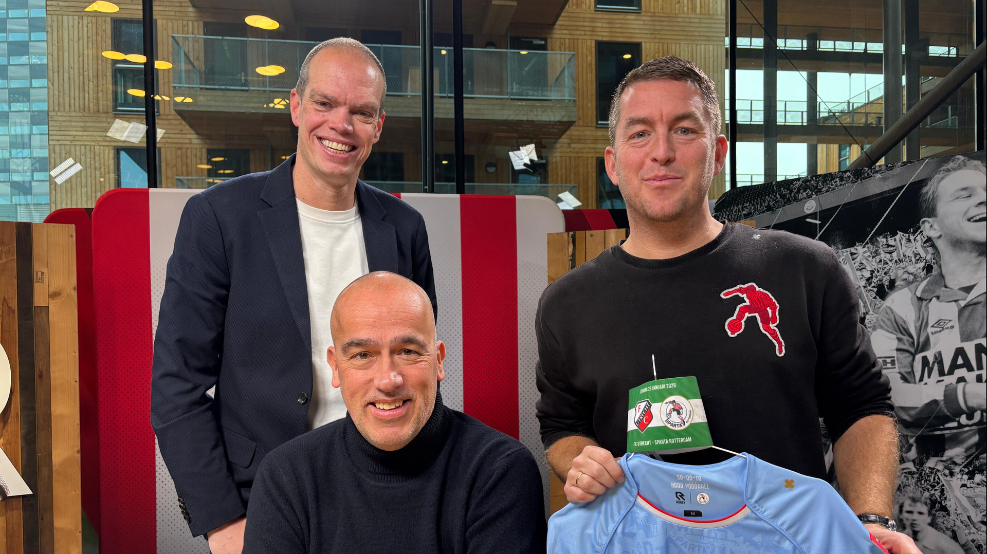 Frank Stout, Ruud van Os en Anton Slotboom in Sparta naar Voren!