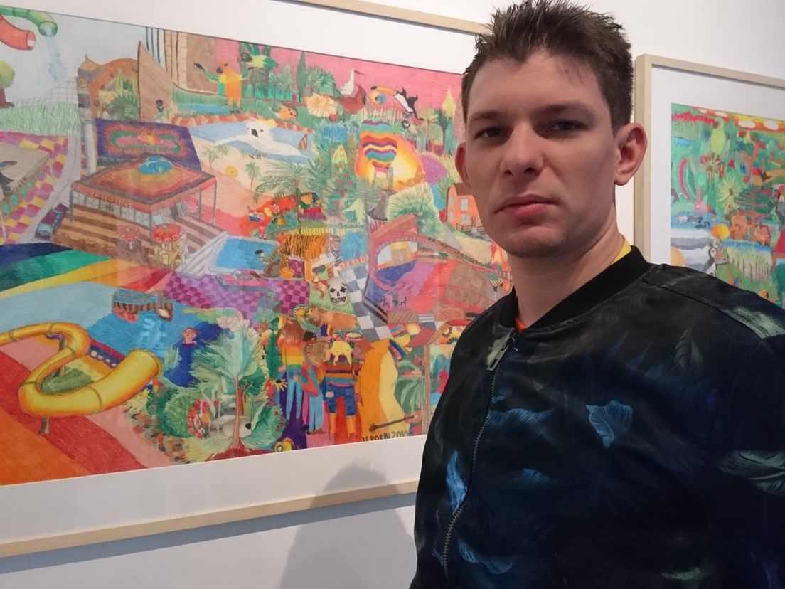 Jeroen Pomp van Herenplaats op de expositie