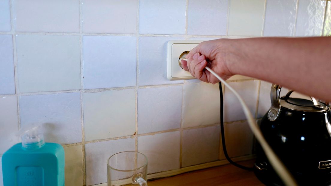 Een stopcontact in keuken