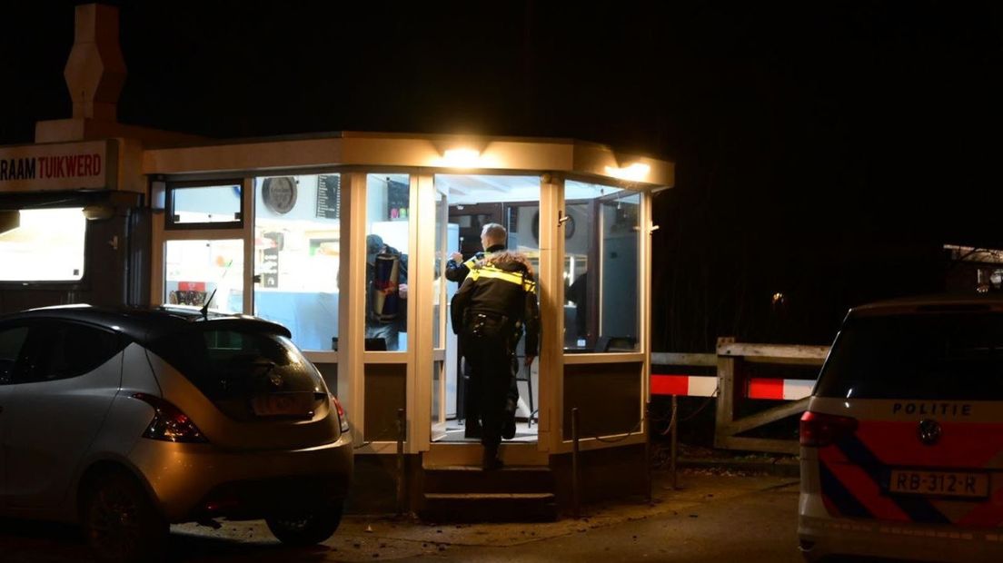 De snackbar aan De Zeel in Delfzijl