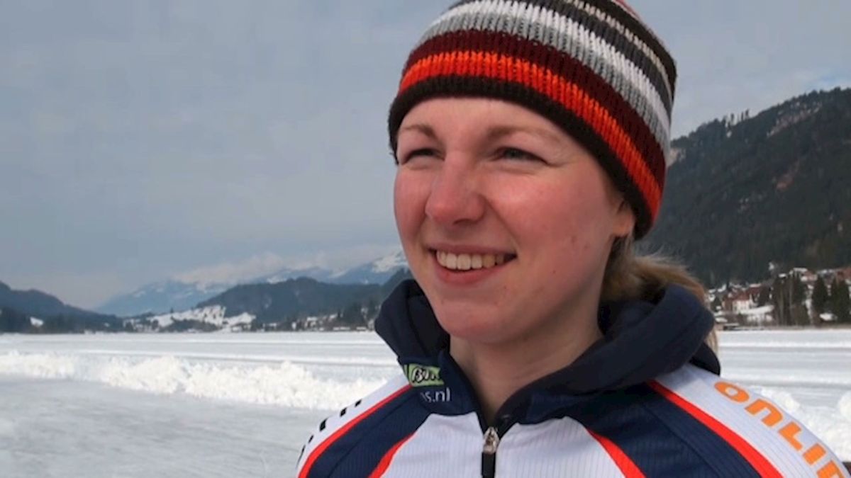 Sharon Hendriks uit Lemele derde tijdens Alternatieve Elfstedentocht