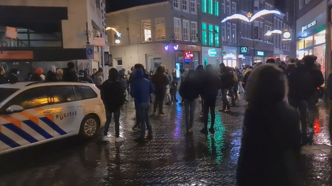 Ongeregeldheden in Zwolle maandagavond