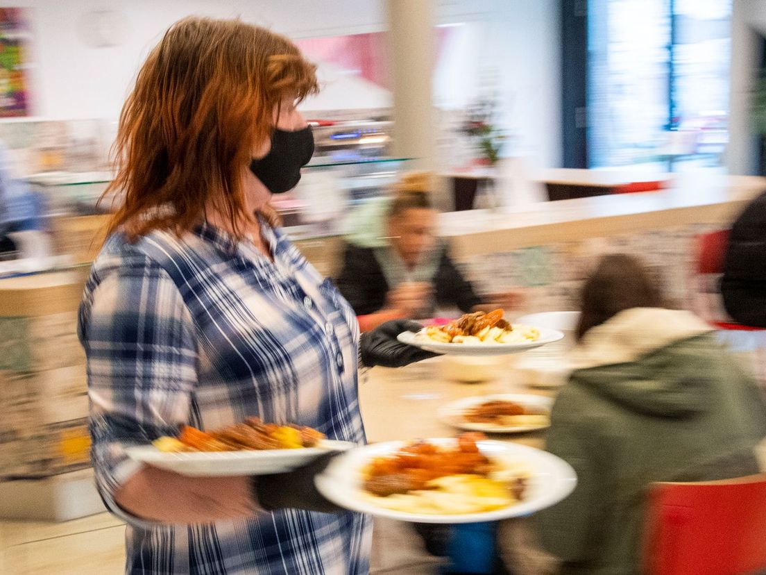 Het eethuis van de Pauluskerk, waar iedereen terecht kan voor eten.