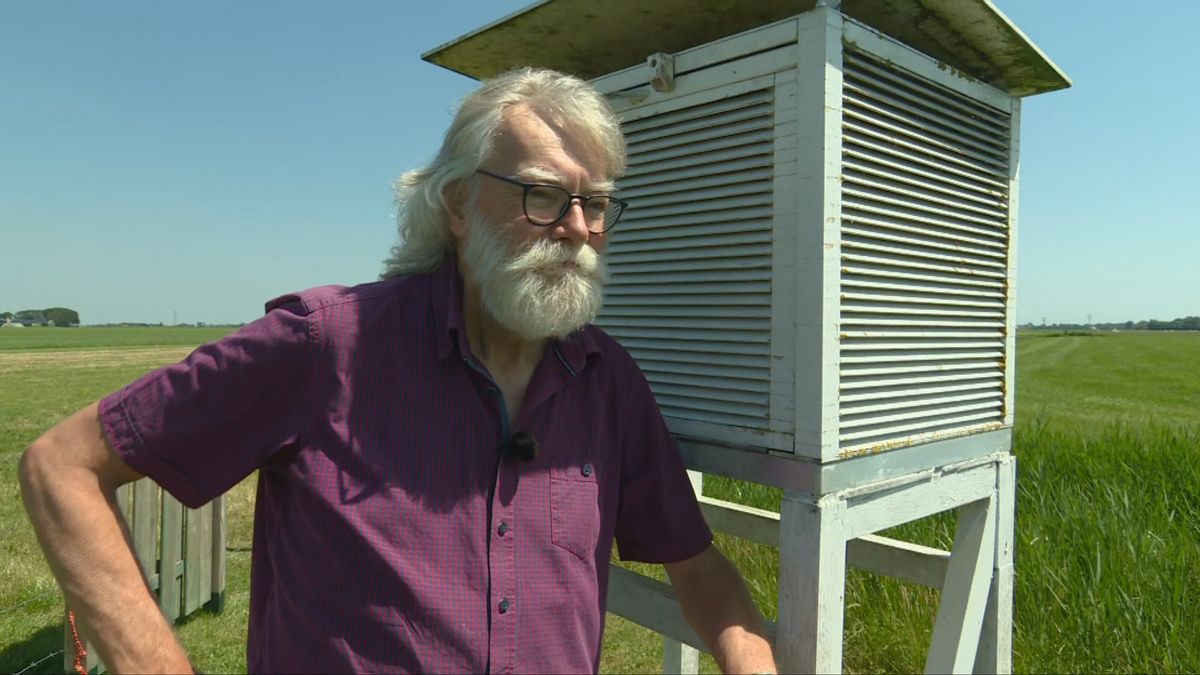 Klaas Ybema is weerhistoricus en hittehater: 