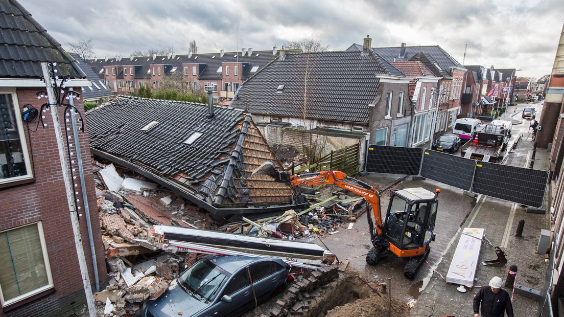 De ravage na de gasexplosie in Coevorden was groot (Rechten: ANP/Vincent Jannink)