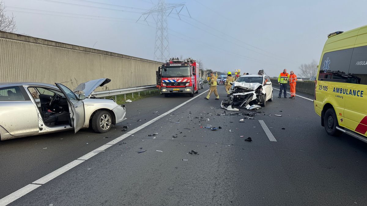 Gewonde en ravage door ongeval A73: snelweg dicht