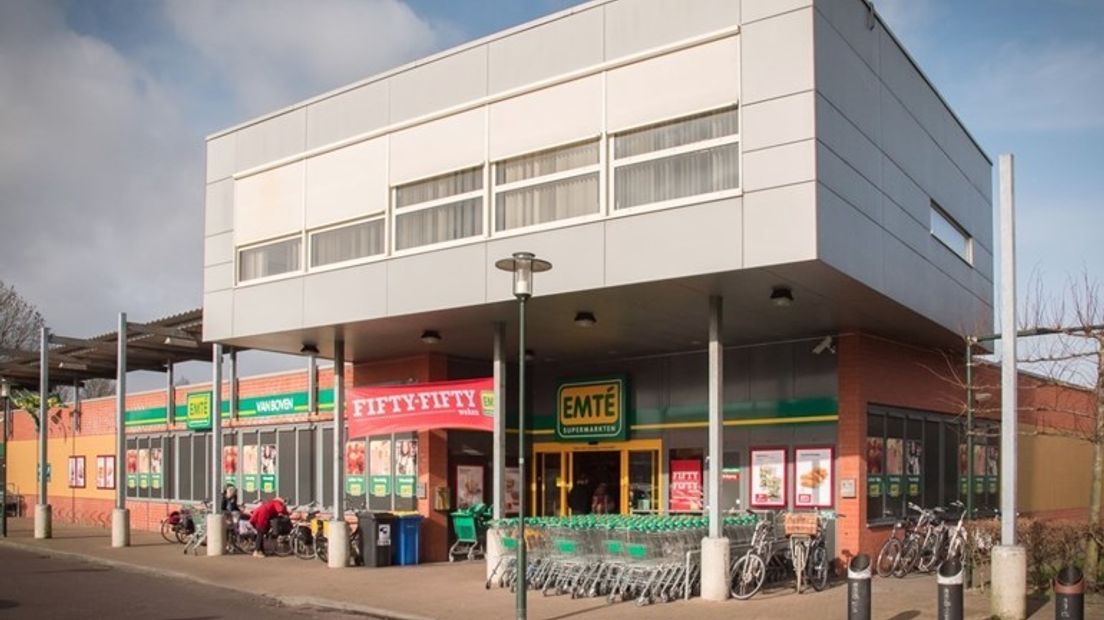 De EMTÉ-supermarkt in Kapelle, hier op een archieffoto, wordt een Jumbo