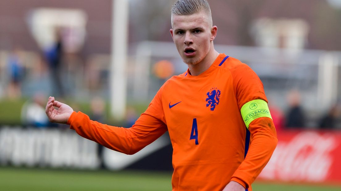 Rick van Drongelen bij Oranje O19 - archief