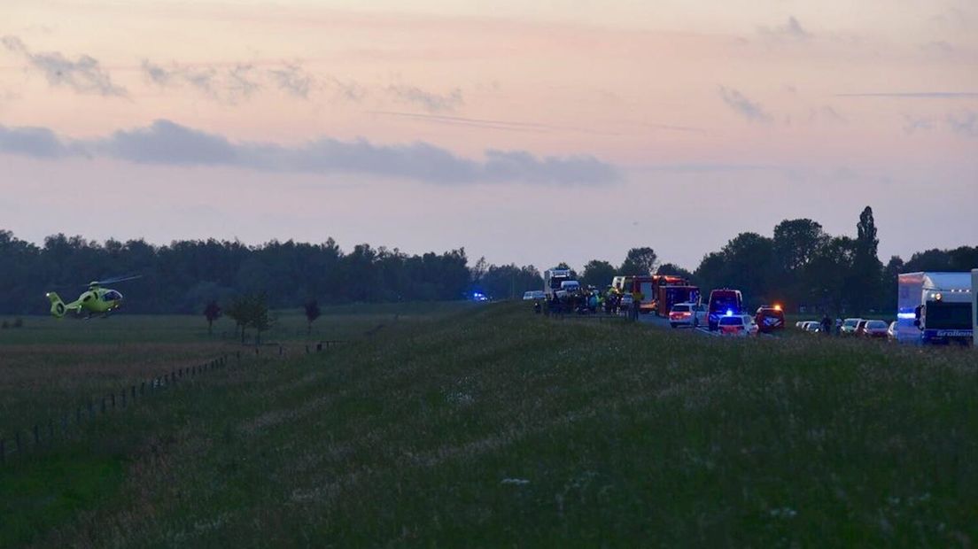 IJsseldijk dicht na ongeluk bij Diepenveen