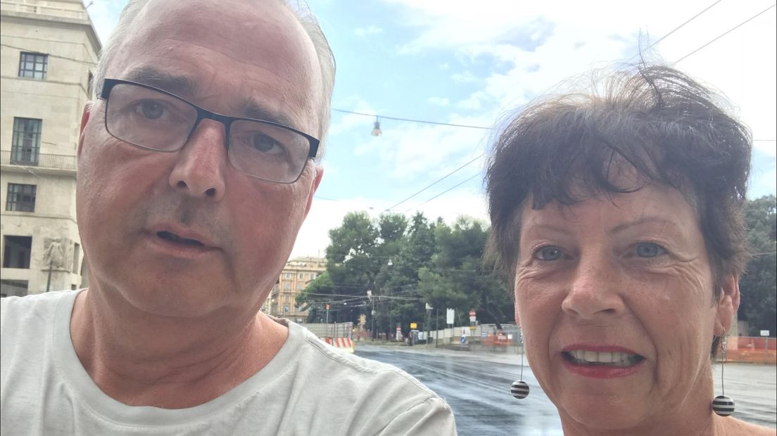 Echtpaar uit Hengelo ontsnapt in Genua