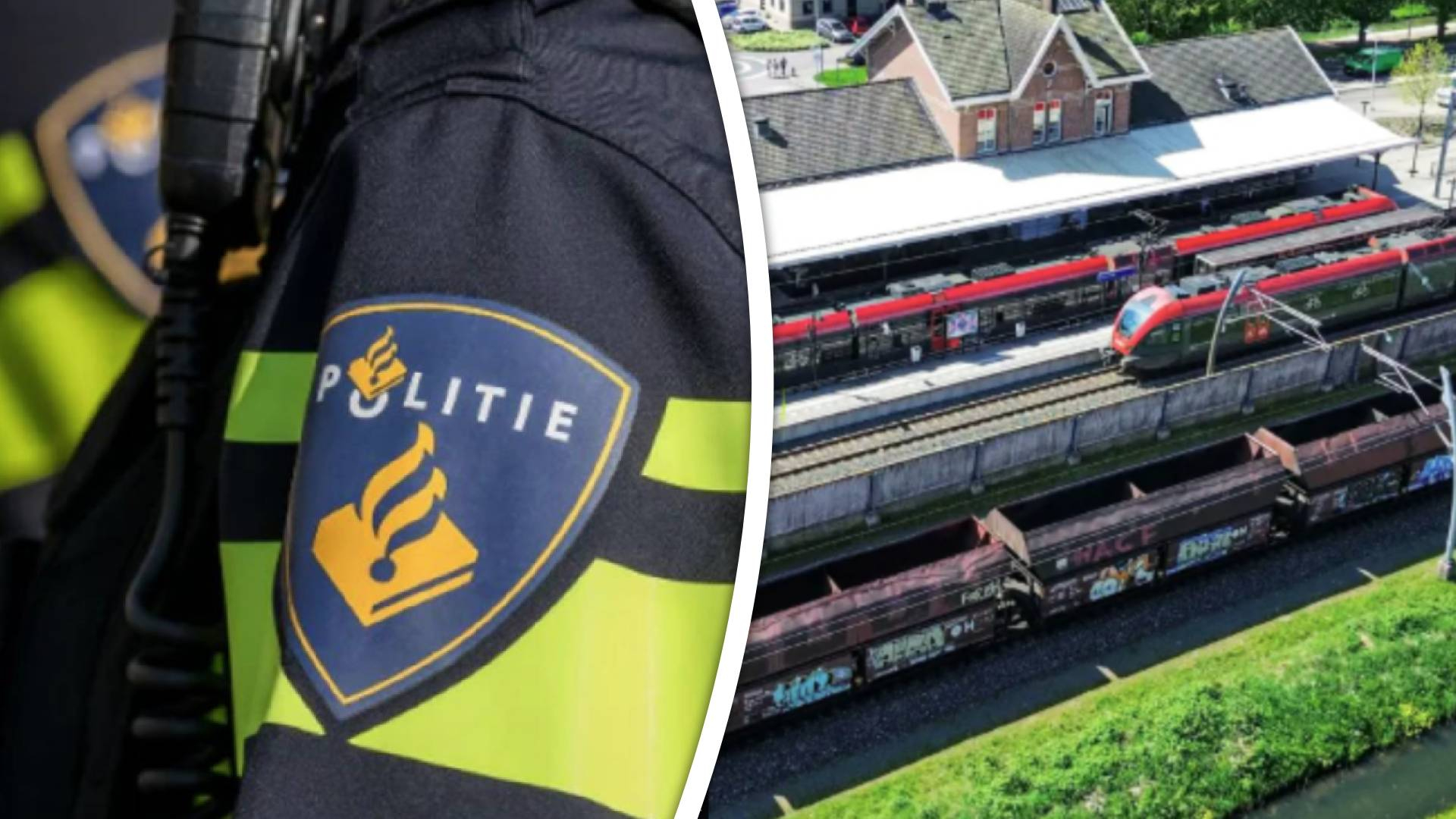 De mishandeling was in een trein van Gorinchem naar Sliedrecht.