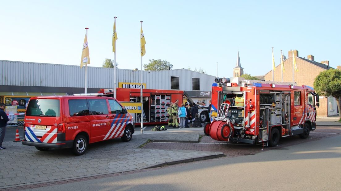 Jumbo in Aardenburg werd korte tijd ontruimd