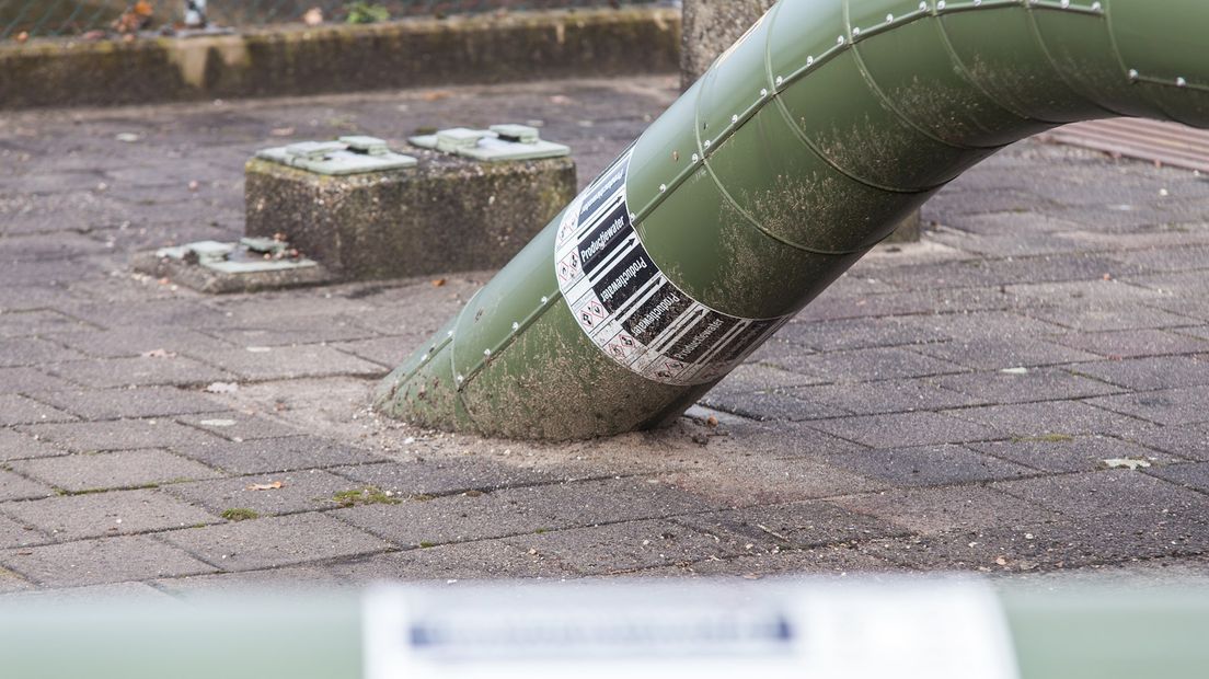 Verontreinigd afvalwater in bodem Twente