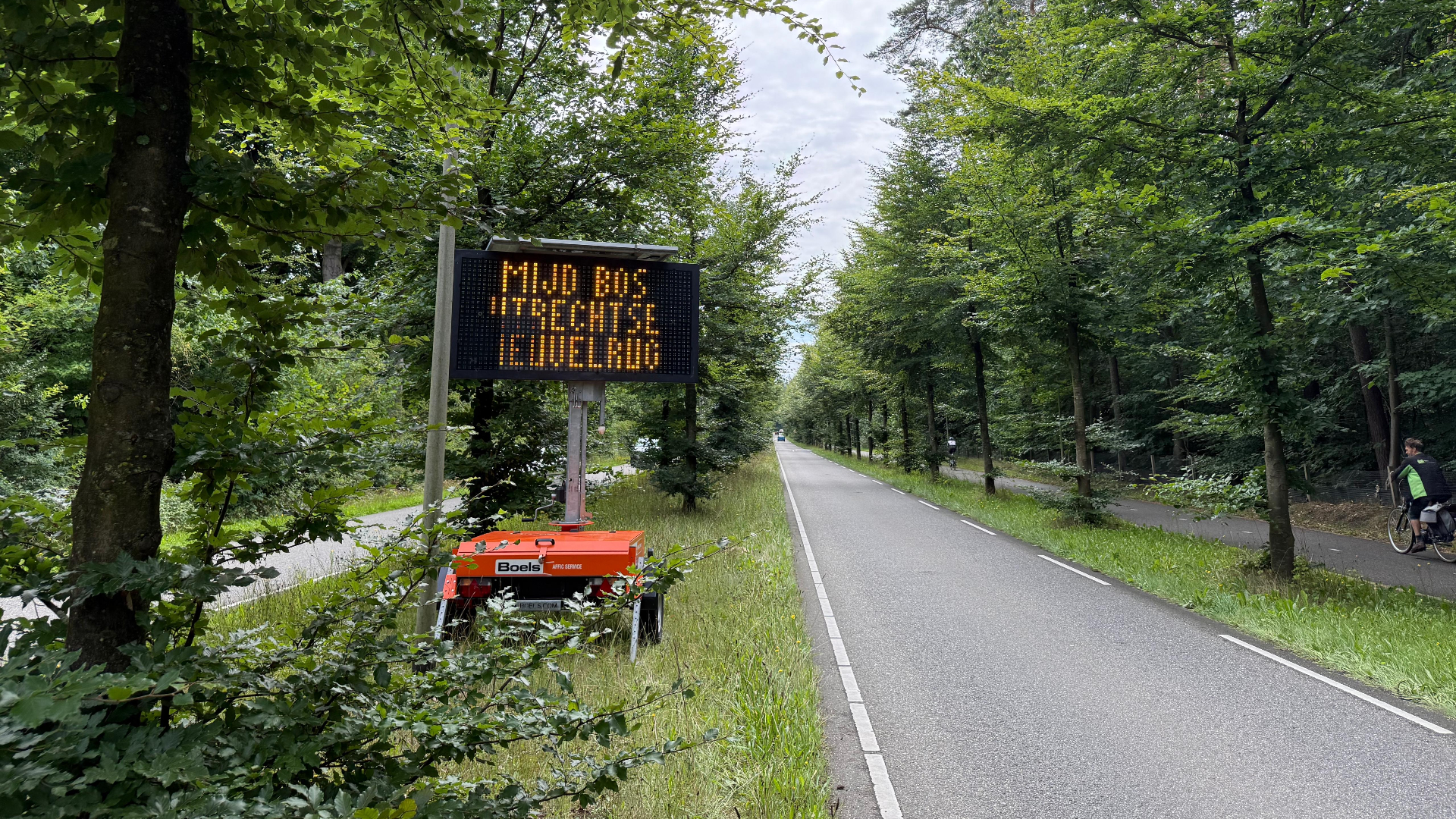 Waarschuwingsborden op Utrechtse Heuvelrug vanwege wolf: ‘Mijd bos’