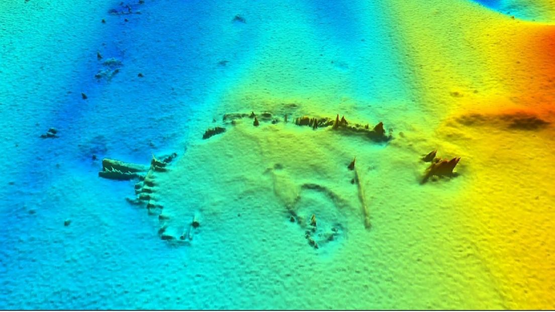 Geavanceerde scans maken wrak zichtbaar op bodem Zwartewater