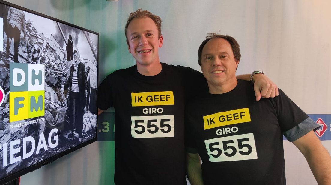 Pim en Melle hoor je tussen 16.00 en 19.00 uur