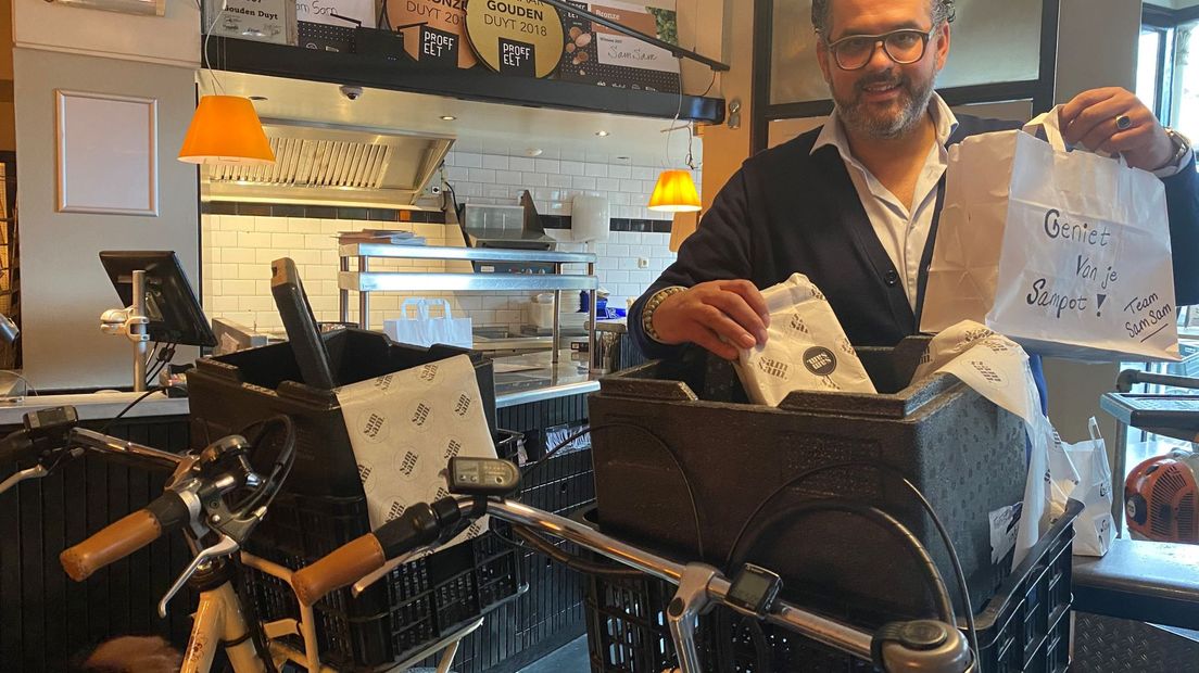Ondernemer Bas Kleisen gaat stampotten bezorgen