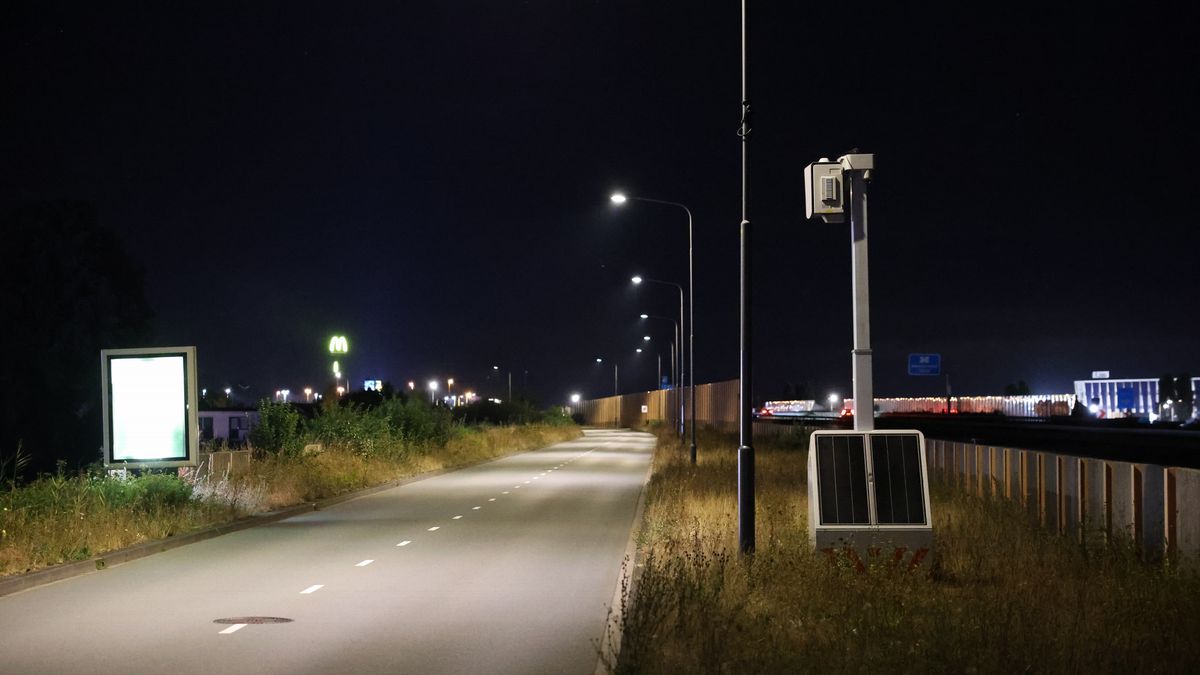 Mobiele flitspaal weer terug in Heerenveen