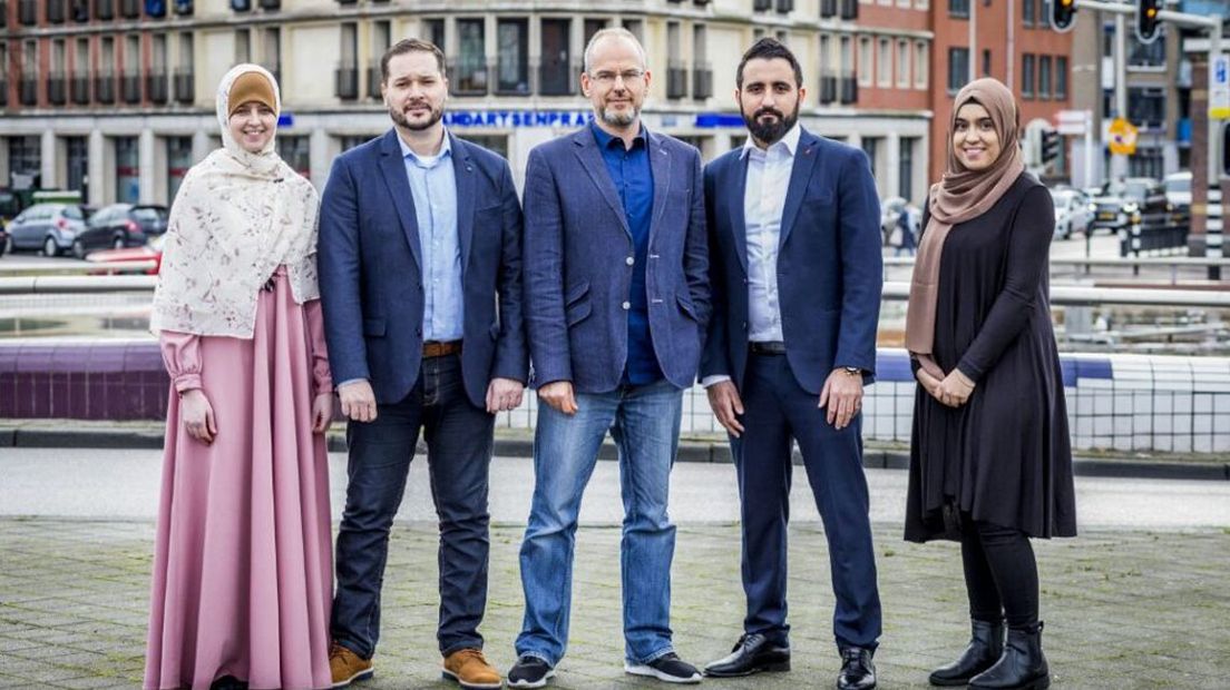 De top-5 van de kieslijst van de Partij van de Eenheid. | Foto Partij voor de Eenheid