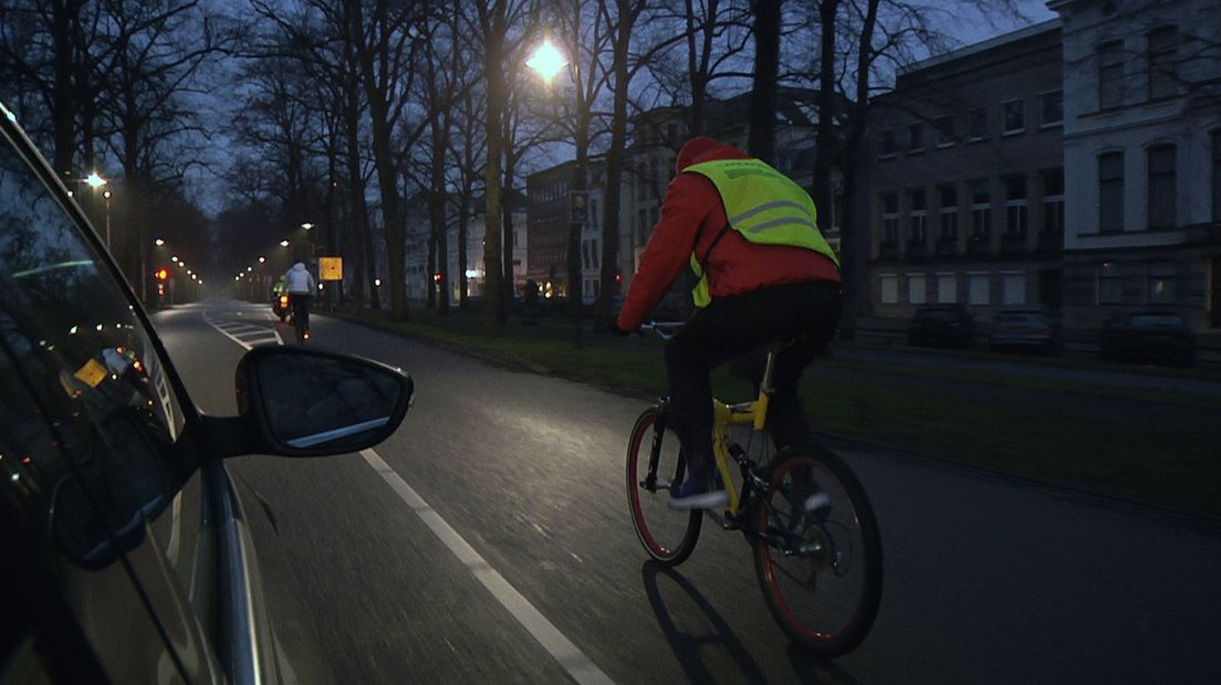 Zondagochtend werd het parcours opgemeten.