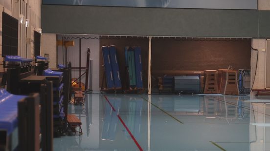 Sporthal staat blank na waterlekkage Home