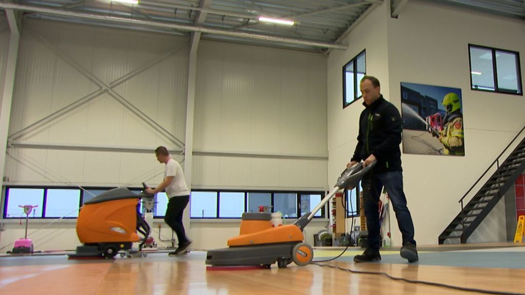 De nieuwe schoonmaakschool in Bemmel. Foto: Omroep Gelderland De nieuwe schoonmaakschool in Bemmel. Foto: Omroep Gelderland