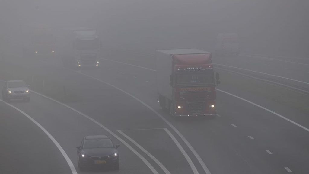Het KNMI waarschuwt voor dichte mist. Foto: ANP