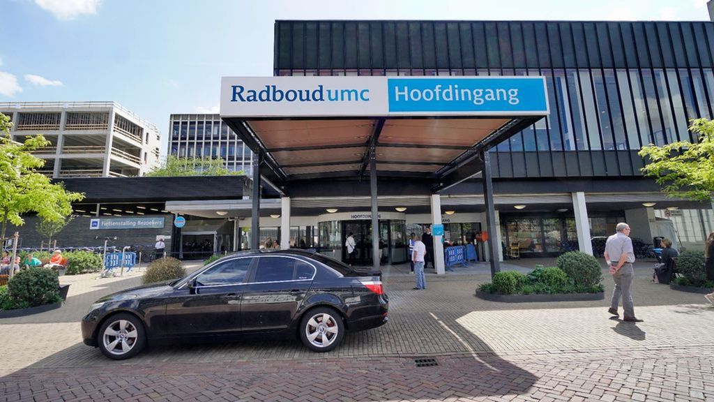 De hoofdingang van het Radboudumc. Foto: ANP