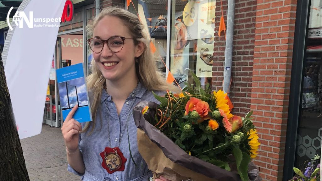 Willemijn is de nieuwe dorpsdichter. Foto: RTV Nunspeet Willemijn is de nieuwe dorpsdichter. Foto: RTV Nunspeet