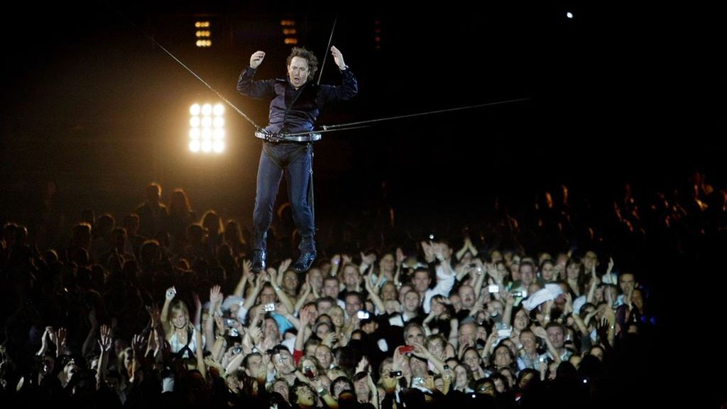 Marco Borsato tijdens zijn concert 'Wit Licht' in GelreDome. Foto: ANP Marco Borsato tijdens zijn concert 'Wit Licht' in GelreDome. Foto: ANP