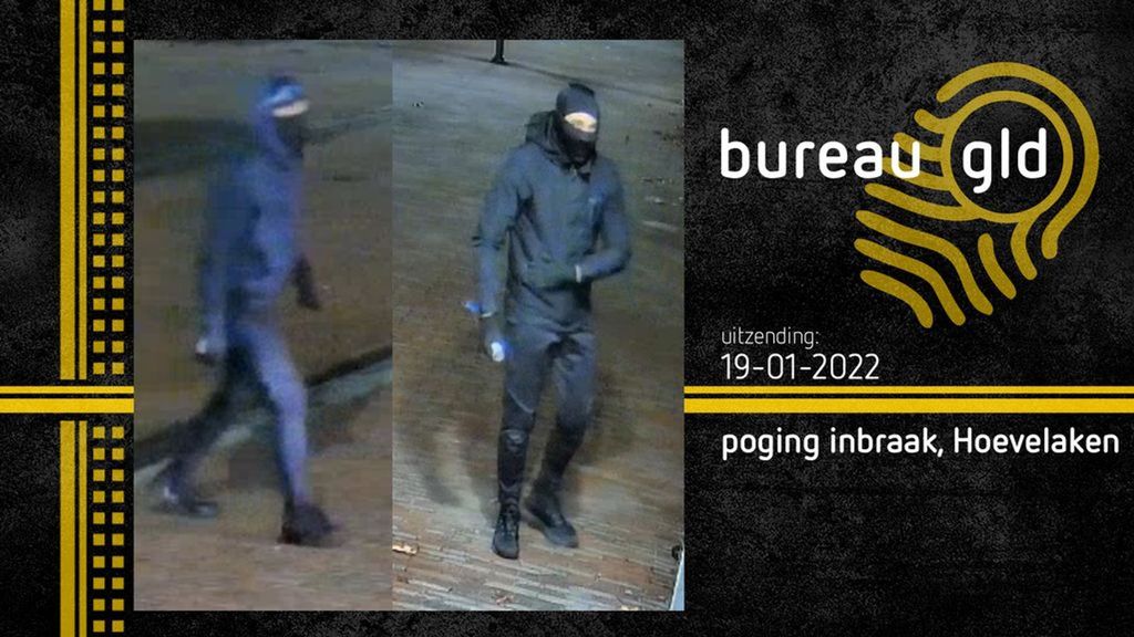 De inbraak in Hoevelaken mislukte, maar wie zijn deze mannen?. Foto: politie/Bureau GLD De inbraak in Hoevelaken mislukte, maar wie zijn deze mannen?. Foto: politie/Bureau GLD