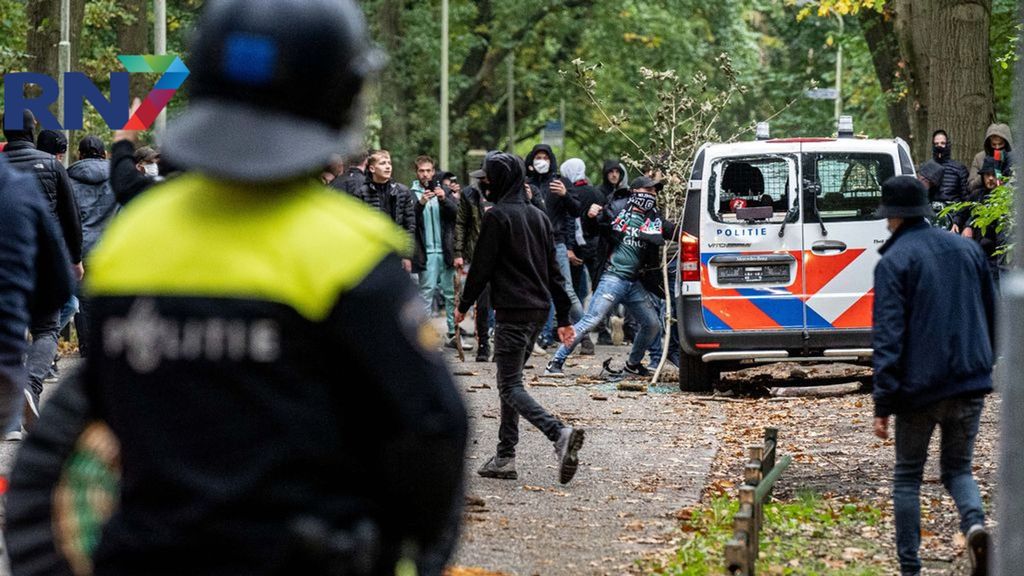 Rellen bij NEC - Vitesse. Hier is de politie weer bang voor. Foto: John Beckamann/ RN7