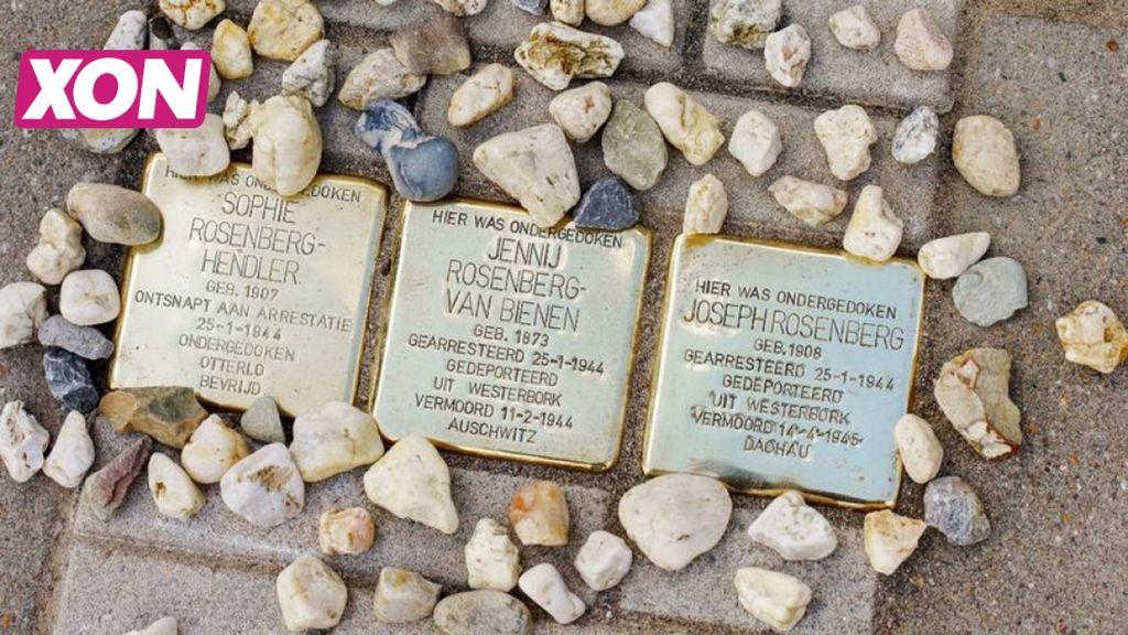 Struikelstenen in Otterlo ter nagedachtenis aan 9 Joodse onderduikers